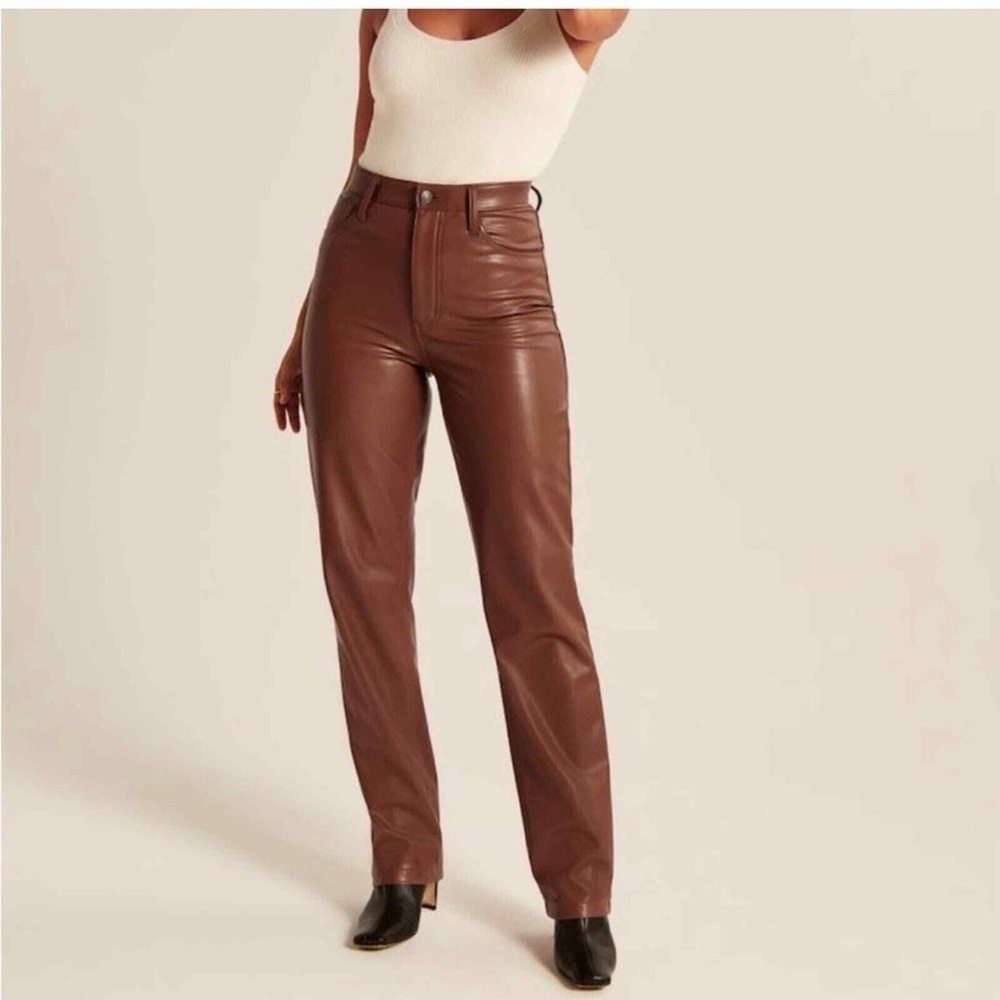 Abercrombie Vegan Leather Pants